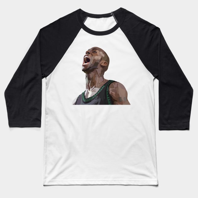 Kevin Garnett | Minnesota Timberwolves Baseball T-Shirt by ActualFactual